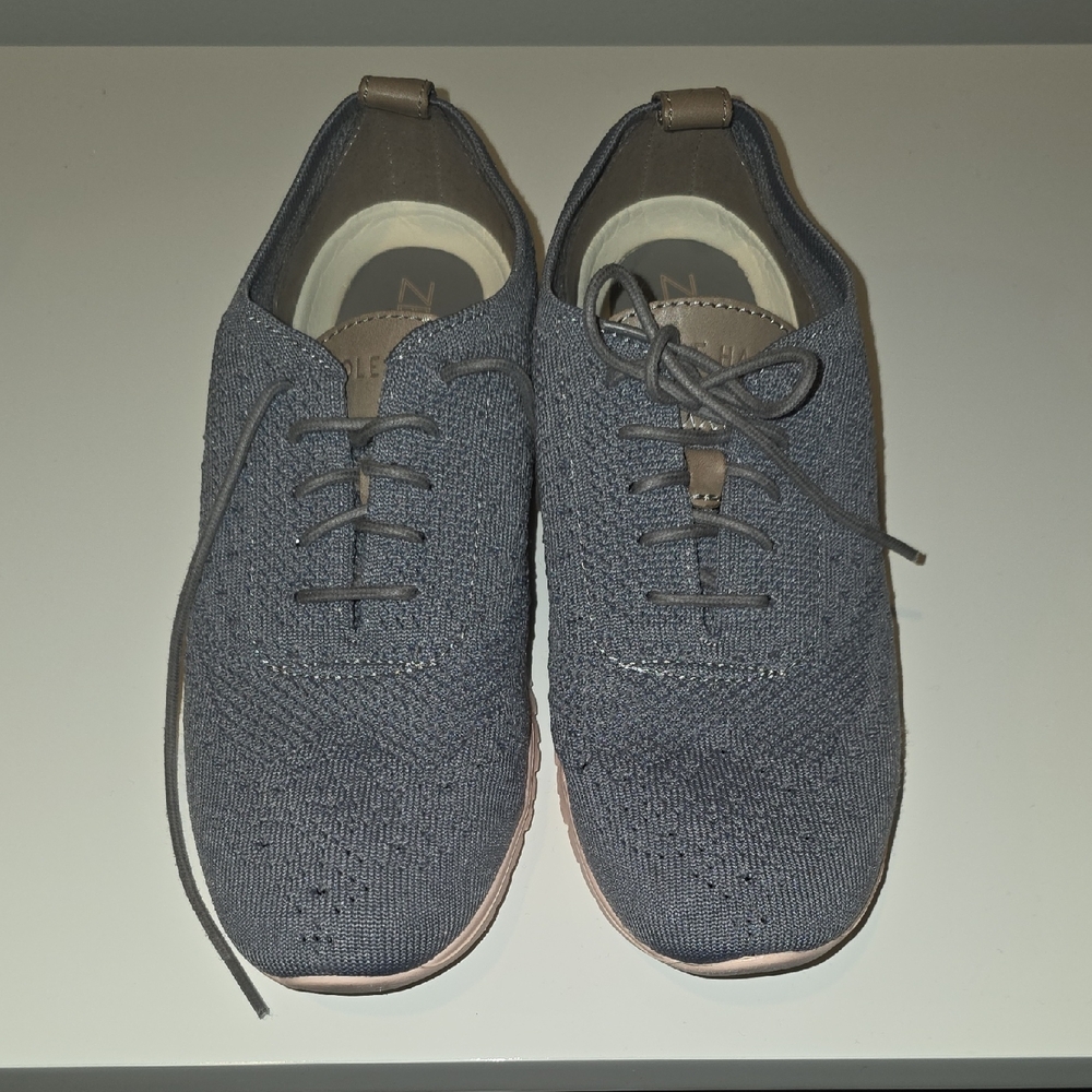 Women's Stylish Knit Sneakers in Gray Cole Haan